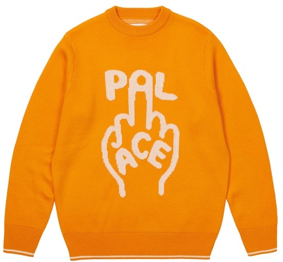 palace-finger-up-knit-orange