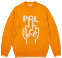 PALACE FINGER UP KNIT ORANGE PALACE FINGER UP KNIT ORANGE