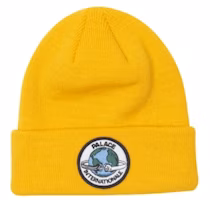 Palace Fist Bump Beanie Yellow Palace Fist Bump Beanie Yellow