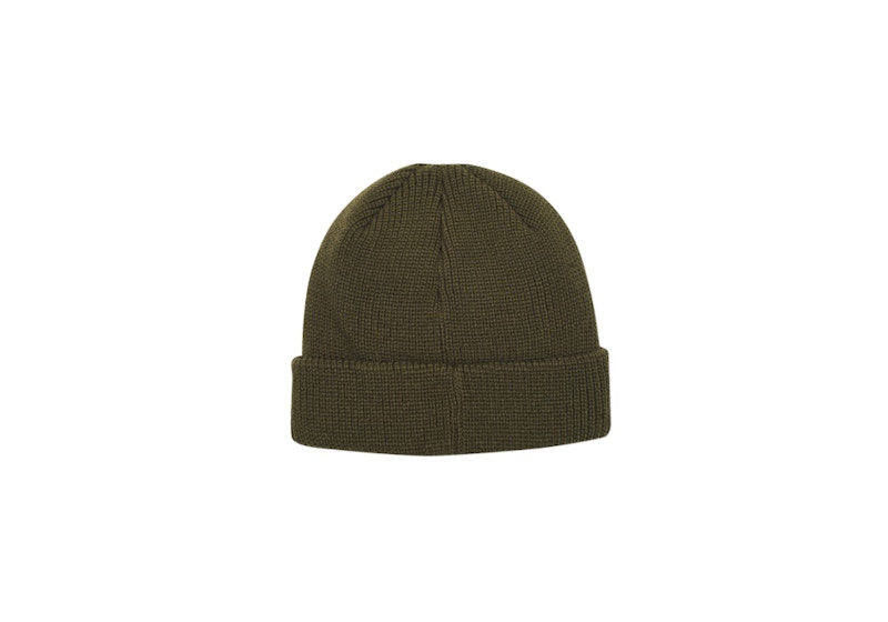 Palace Flag Label Beanie Army Green 圖 2