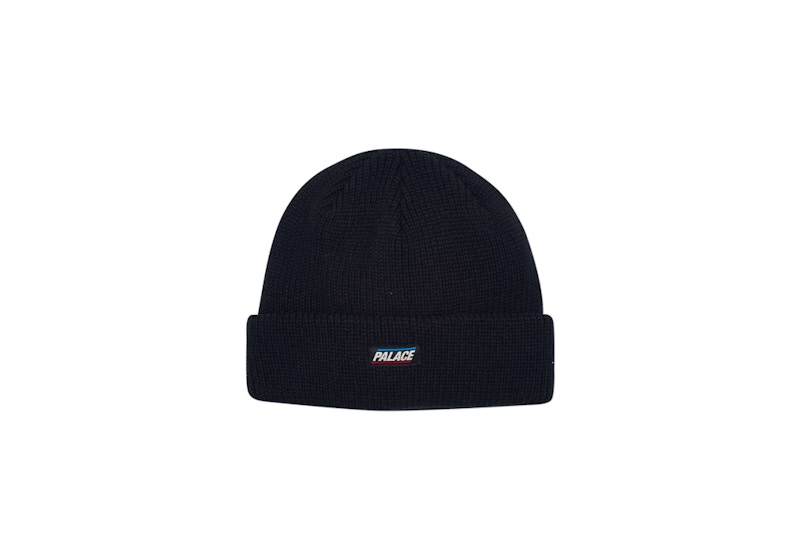 Palace Flag Label Beanie Black
