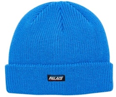 Palace Flag Label Beanie Blue Palace Flag Label Beanie Blue
