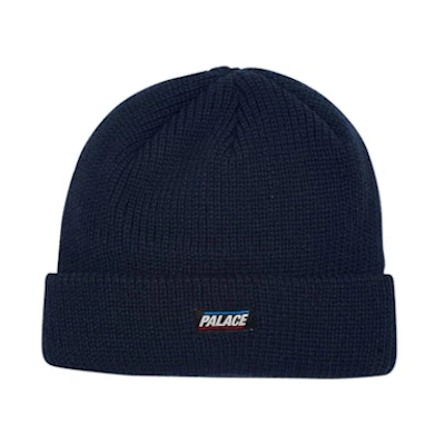 Palace Flag Label Beanie Navy