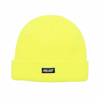 Palace Flag Label Beanie Neon