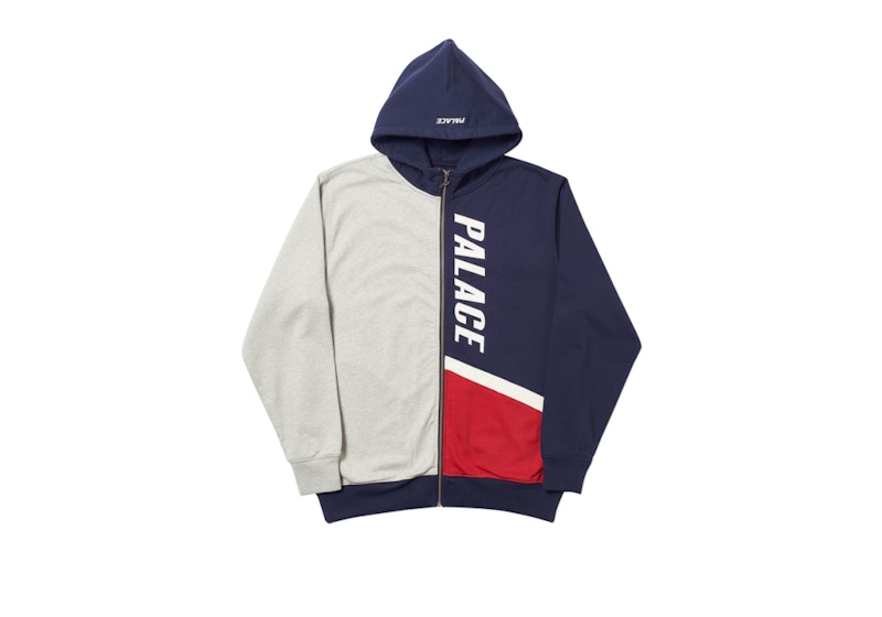 Palace Flaggo Zip Hood Red/White/Blue