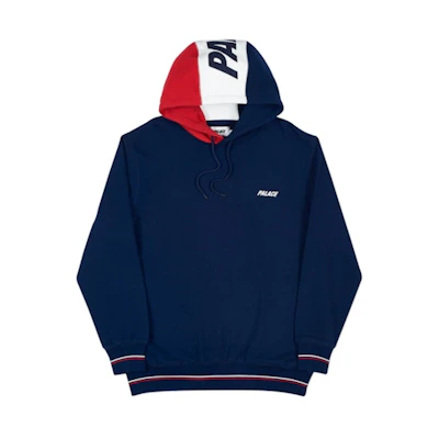 Palace Flagin Hood Navy/Red/White