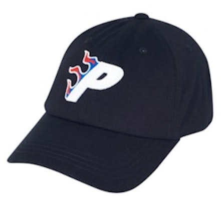 Palace 火焰P字6片帽 黑色 Buy Palace 火焰P字6片帽 黑色