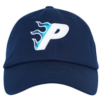 Palace Flaming P 6-Panel Navy Order Palace Flaming P 6-Panel Navy