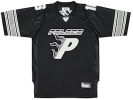 Palace Flaming P American Football Jersey Black Palace Flaming P American Football Jersey Black