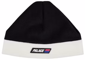 Palace Fleeced Beanie Black/White Palace Fleeced Beanie Black/White