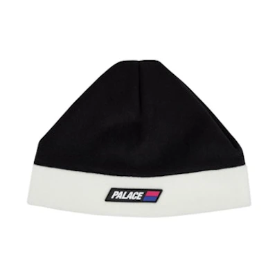 Palace Fleeced Beanie Black/White