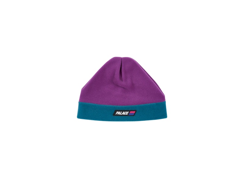 Palace Fleeced Beanie Purple/Teal
