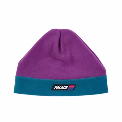 Palace Fleeced Beanie Purple/Teal