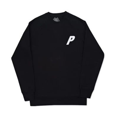 Palace Flocka Crew Black