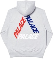 Palace Flocka P3 Hood Grey Marl Palace Flocka P3 Hood Grey Marl