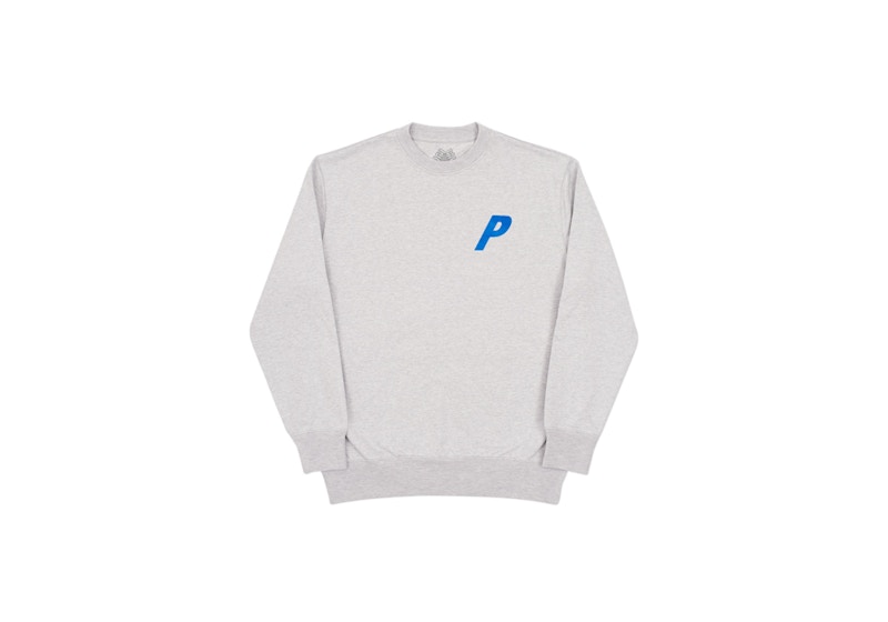 Palace Flocka P Crew Grey Marl/Blue