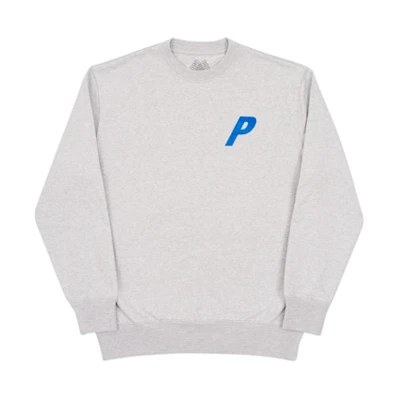 Palace Flocka P Crew Grey Marl/Blue