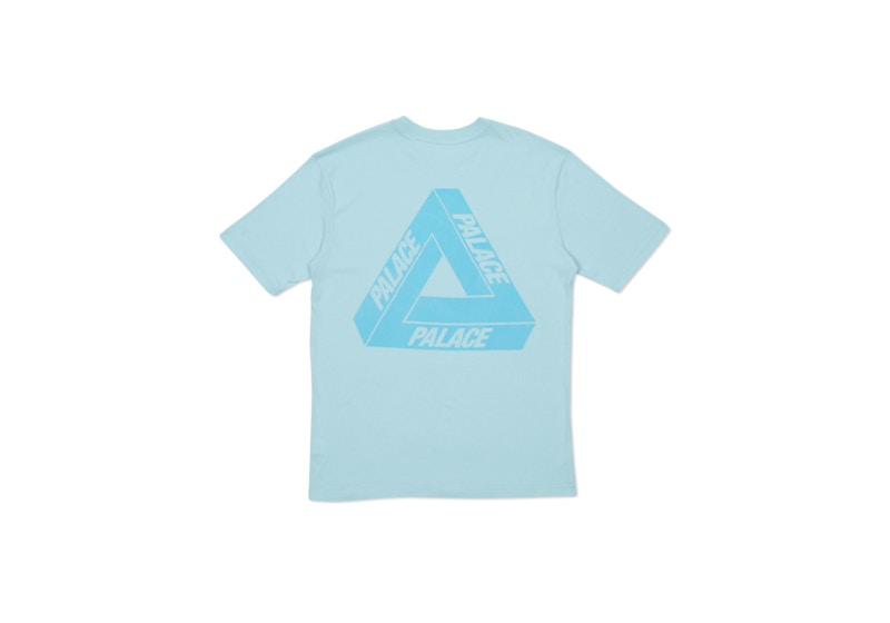 Palace Flocka T-Shirt Chill Blue 圖 2