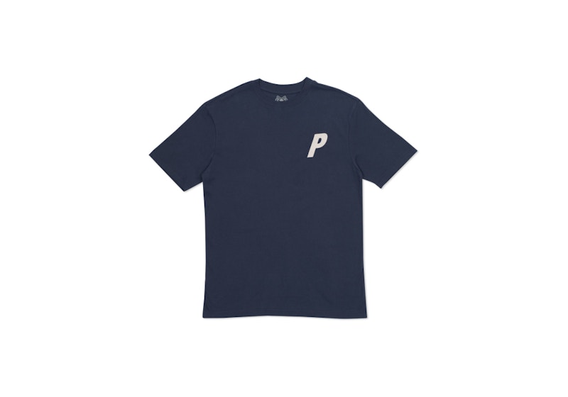Palace Flocka T-Shirt Navy