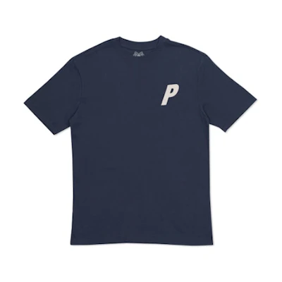 Palace Flocka T-Shirt Navy