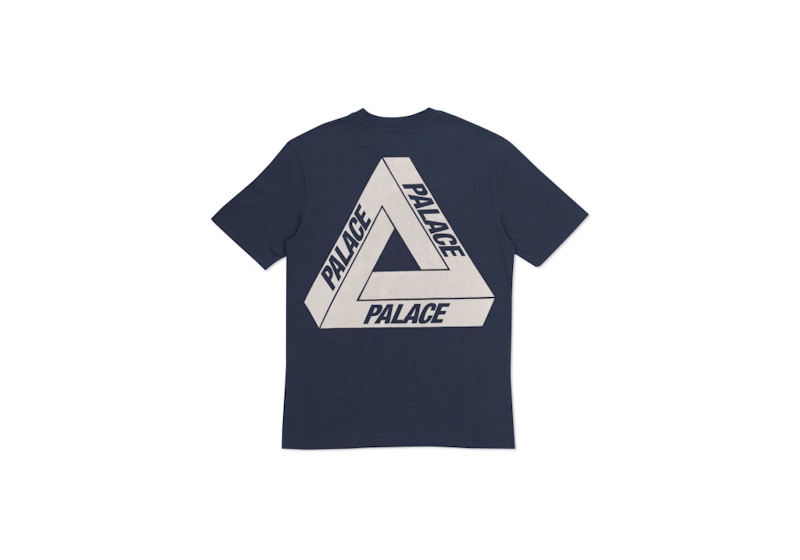 Palace Flocka T-Shirt Navy 圖 2