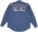 Order PALACE Floral Logo Embroidered Denim Long Sleeve Shirt Men’s Indigo P18D013