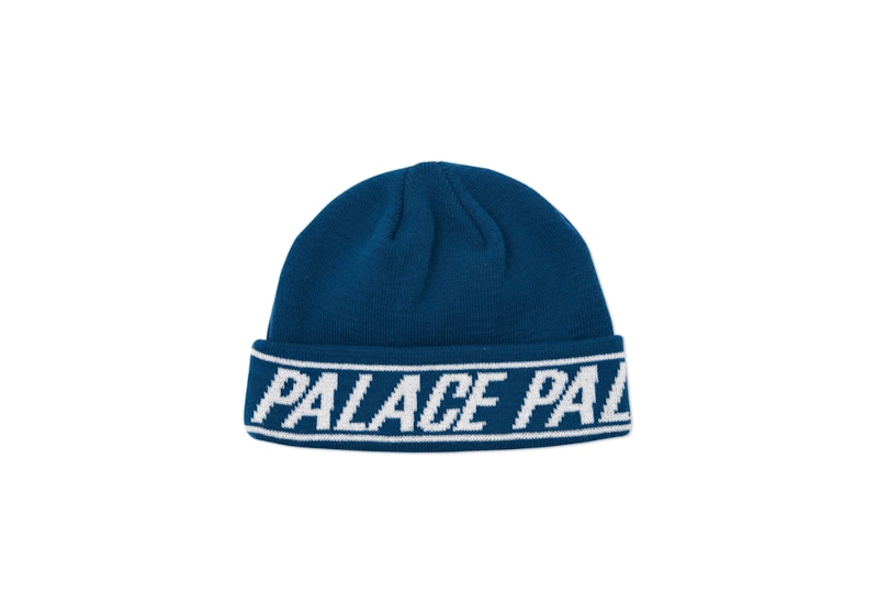 Palace Font Cuff Beanie Blue