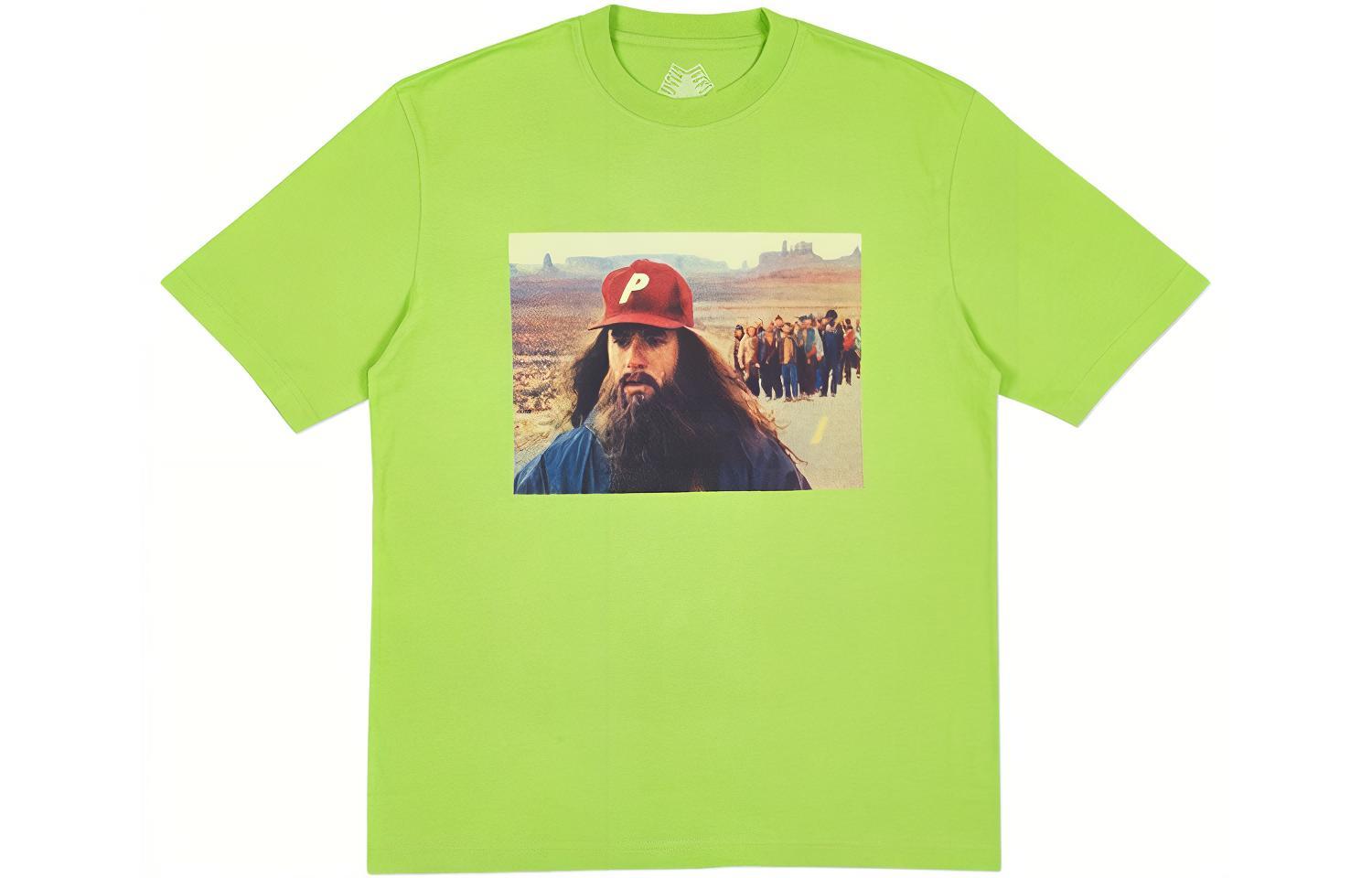 Order PALACE 阿甘正传绿色宽松男女同款T恤 P14TS025