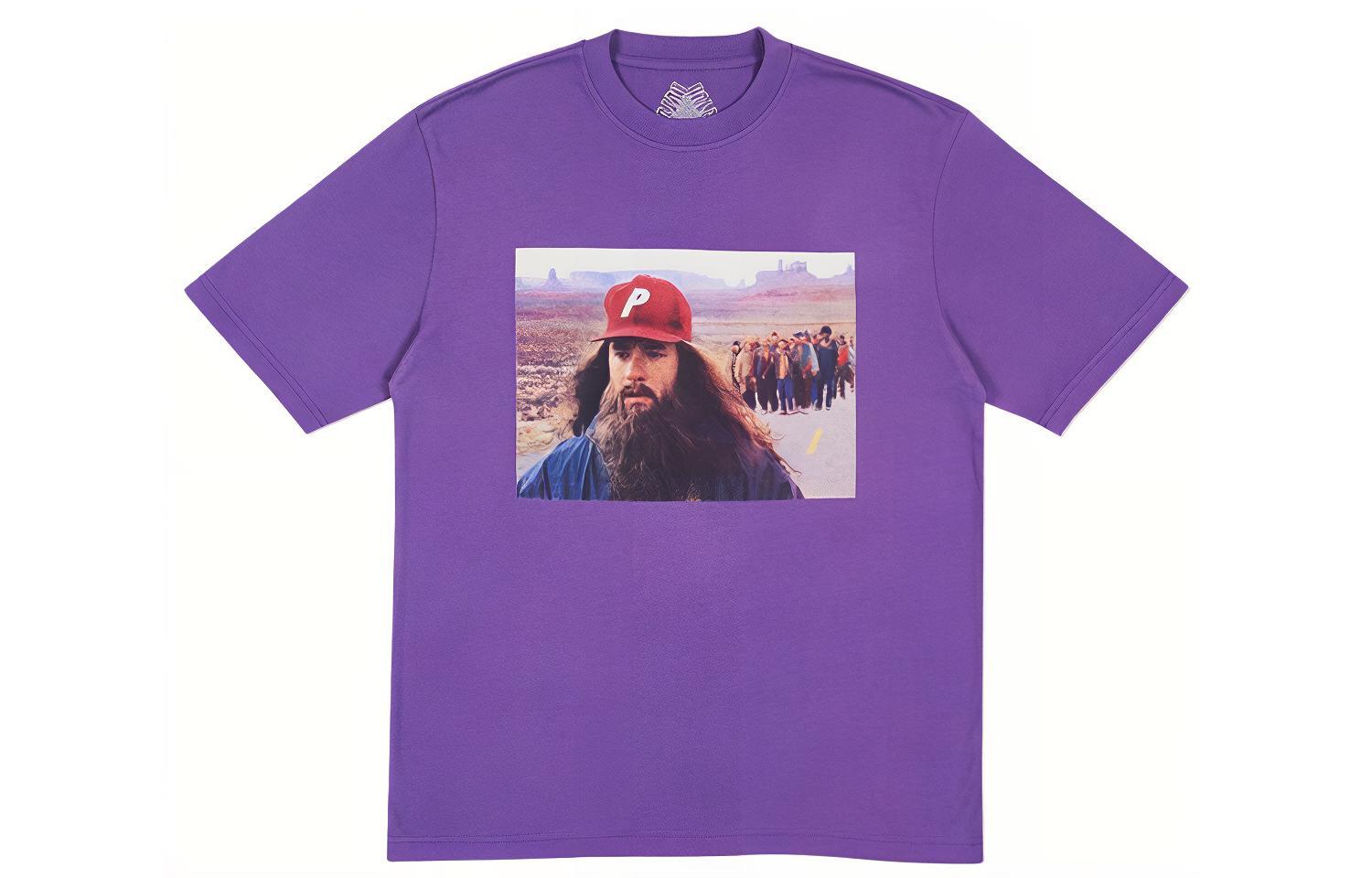 Buy PALACE 阿甘正傳角色紫色中性T恤. P14TS028
