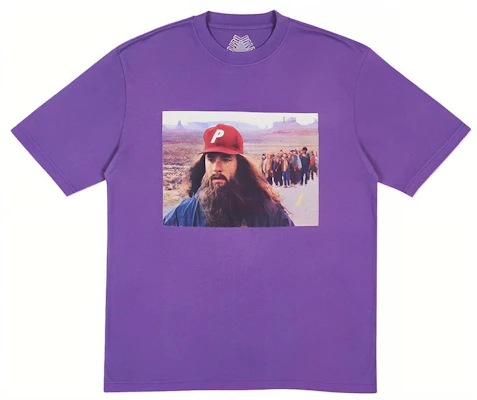 PALACE 阿甘正傳角色紫色中性T恤. P14TS028 Order PALACE 阿甘正傳角色紫色中性T恤. P14TS028