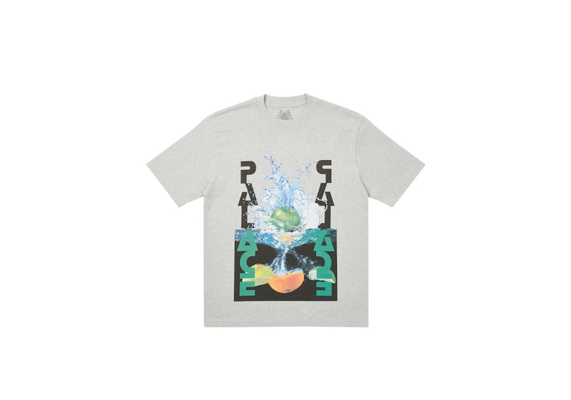 Palace Frui T-Shirt Grey Marl