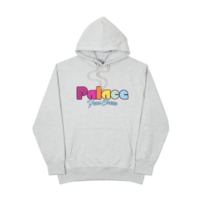 Palace Fun Hood Grey Marl