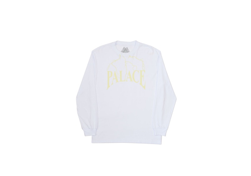Palace Funder Longsleeve White