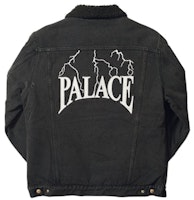 Palace Funder Shearling Jacket Black Palace Funder Shearling Jacket Black