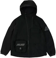 PALACE FW21 Black Bag Jacket Unisex Winter Collection Detachable Logo Outerwear. P21JK064 PALACE FW21 Black Bag Jacket Unisex Winter Collection Detachable Logo Outerwear. P21JK064