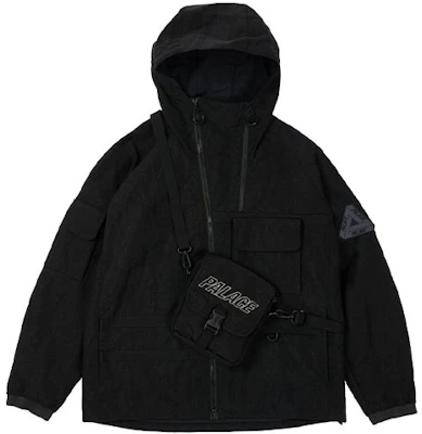 PALACE FW21 黑色袋裝外套 男女冬季系列 可拆式logo外套 P21JK064 Lookbook PALACE FW21 黑色袋裝外套 男女冬季系列 可拆式logo外套 P21JK064