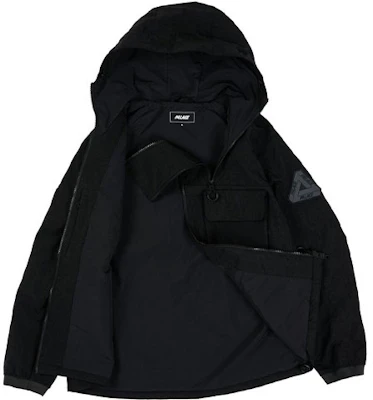 PALACE FW21 黑色袋裝外套 男女冬季系列 可拆式logo外套 P21JK064 Shop PALACE FW21 黑色袋裝外套 男女冬季系列 可拆式logo外套 P21JK064