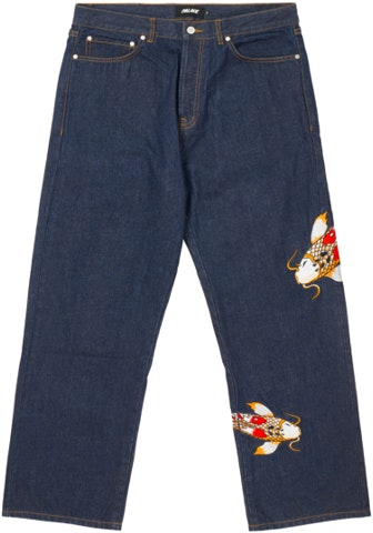 palace-fw-21-carp-print-indigo-denim-jeans-unisex-casual-blue-p21-d007