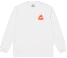 Order PALACE FW21 白色背面印花長袖T恤 男女皆宜款式。 P21LS009