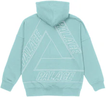 Palace FW21 Jumbo Tri-Ferg Drop Shoulder Hoodie Green Unisex Pullover P21CS257 Palace FW21 Jumbo Tri-Ferg Drop Shoulder Hoodie Green Unisex Pullover P21CS257
