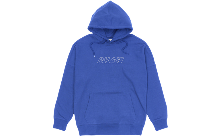Palace FW21 Jumbo Tri-Ferg Navy Pullover Hoodie Unisex Drop Shoulder Design P21CS255 圖 3