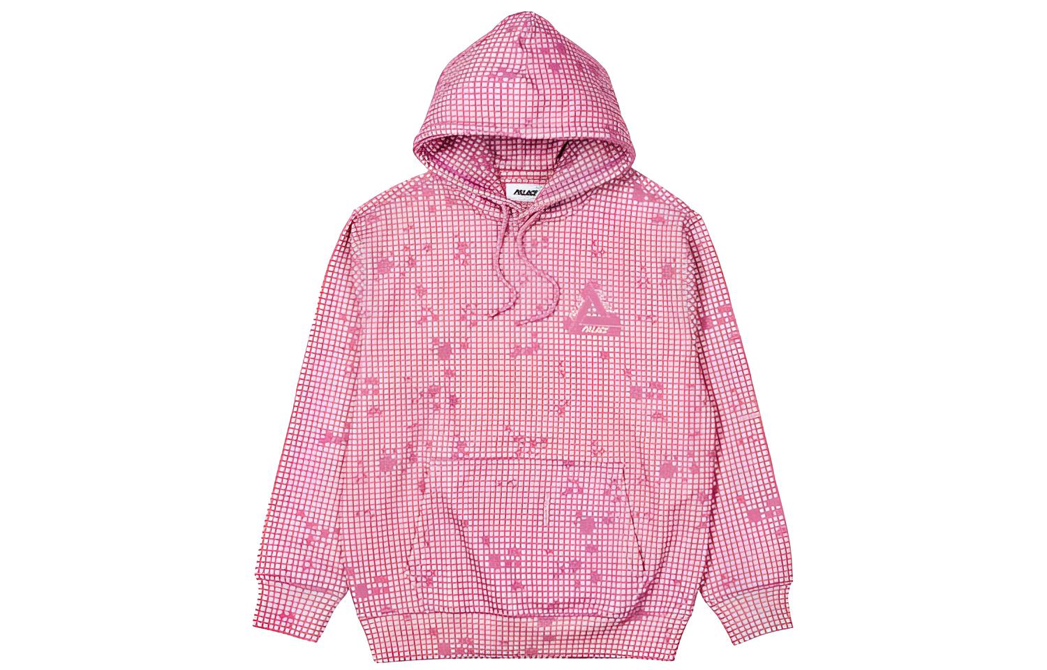 Palace FW21 Letter Print Pullover Hoodie Unisex Pink P20CS114