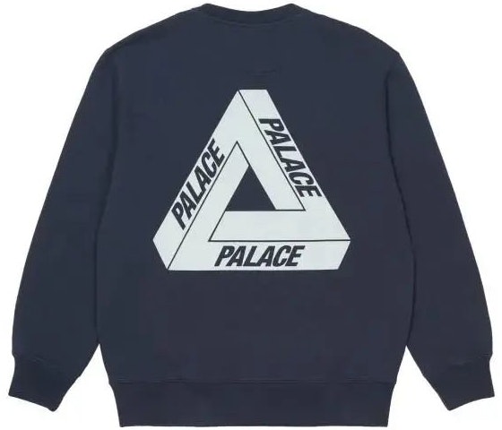palace-fw-21-navy-slub-crew-sweatshirt-with-logo-print-unisex-p21-cs-069