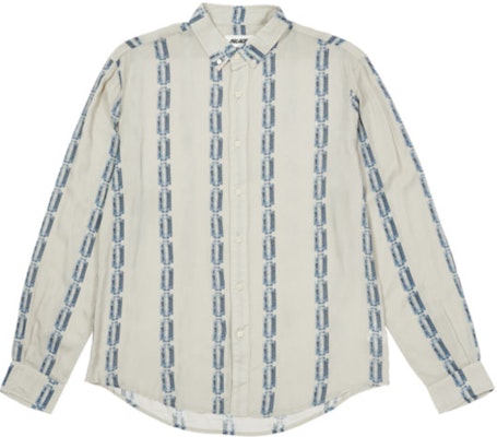 PALACE FW21 Razor Sharp Chain Pattern Long Sleeve Shirt Unisex White. P21SHT008 Buy PALACE FW21 Razor Sharp Chain Pattern Long Sleeve Shirt Unisex White. P21SHT008