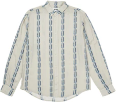 Order PALACE FW21 銳利鍊條圖案長袖襯衫 中性款 白色. P21SHT008