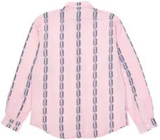 Lookbook PALACE FW21 粉色鋒利鏈條圖案長袖襯衫 男女通用款式 P21SHT006