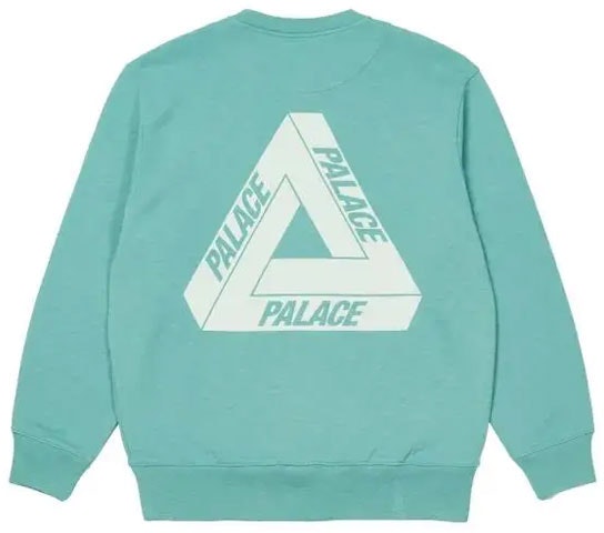 palace-fw-21-slub-crew-green-mint-triangle-logo-unisex-pullover-sweatshirt-p21-cs-072