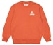 Lookbook PALACE FW21 슬럽 크루 오렌지 트라이앵글 로고 맨투맨 유니섹스 오렌지. P21CS070
