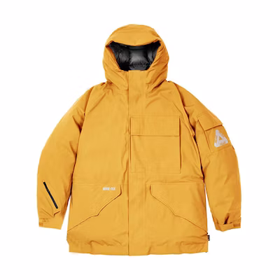 PALACE FW21 Ultimo GTX Arctic Cargo Parka Yellow Unisex Jacket. P21GT038