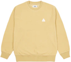 Palace FW21 ULTIMO Polar Fleece Sofar Crew Hemp Logo Pullover Yellow Unisex P21PTF005 Palace FW21 ULTIMO Polar Fleece Sofar Crew Hemp Logo Pullover Yellow Unisex P21PTF005